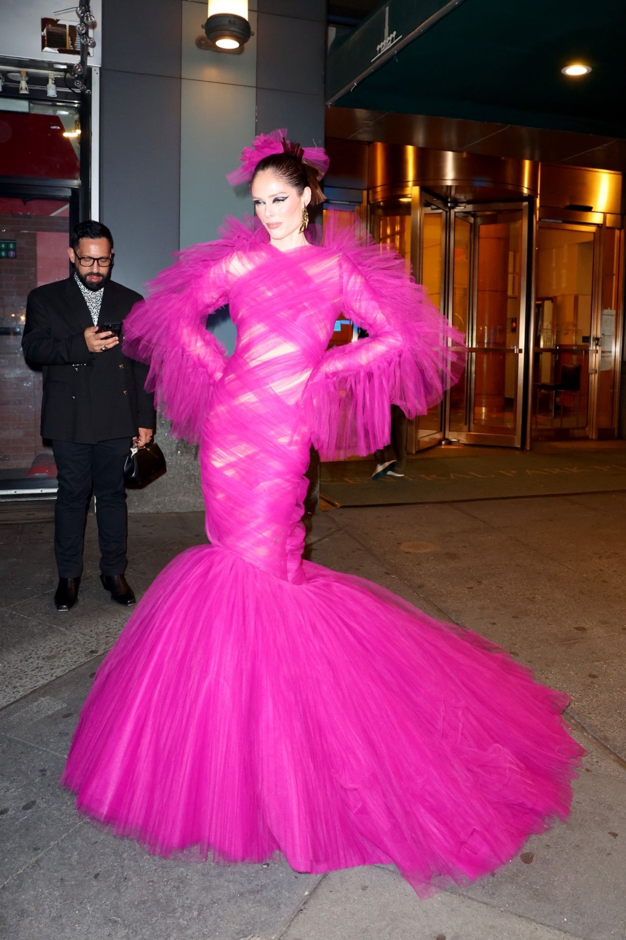 COCO ROCHA AT THE THE MULBERRY BAR FOR A MET GALA AFTER PARTY IN NEW YORK5